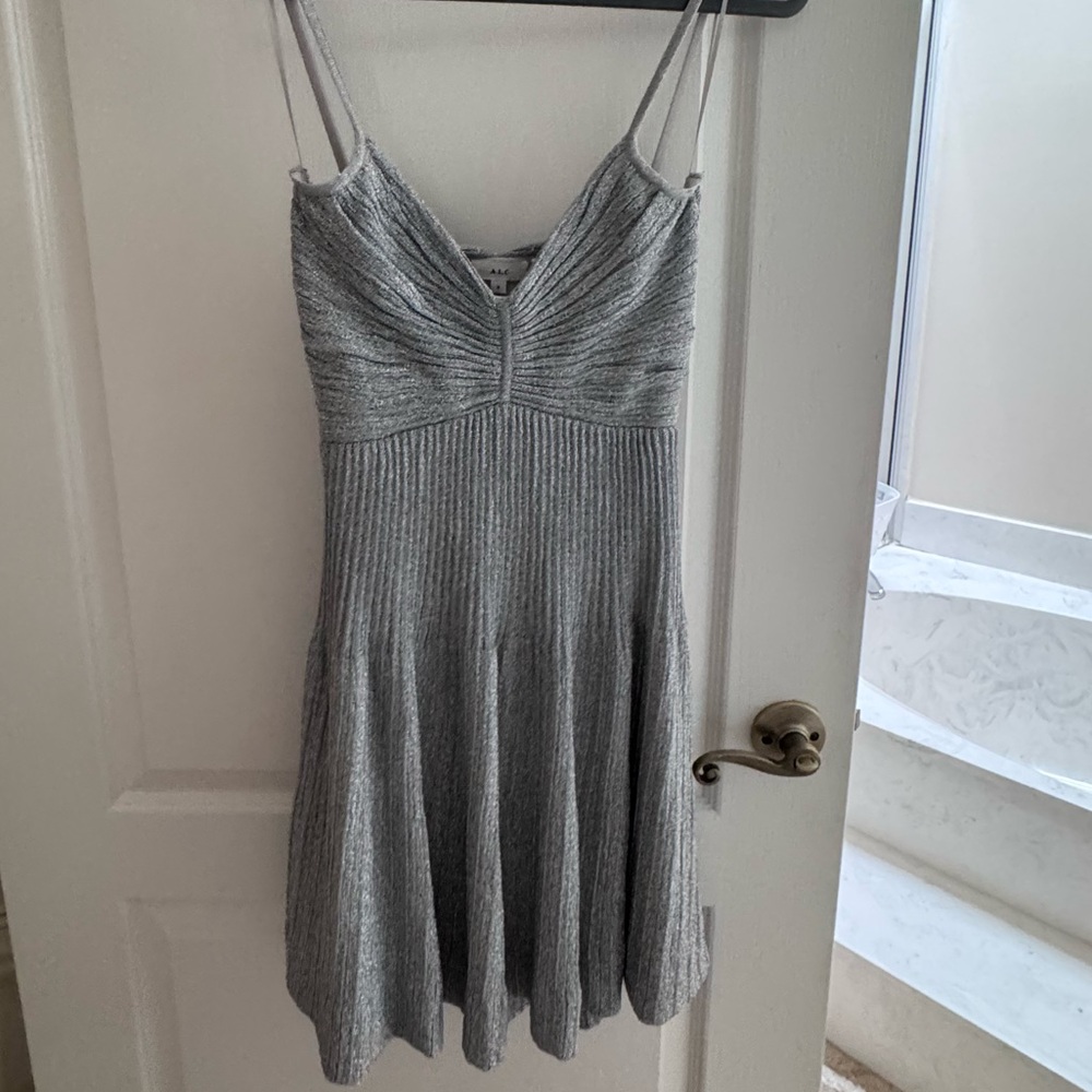 A.L.C. Silver Mini Dress